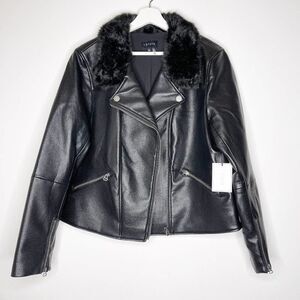 1. STATE Black Faux Leather Jacket 